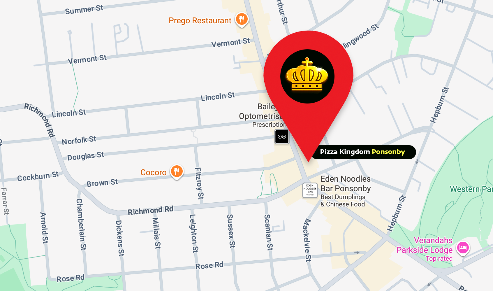 Pizza Kingdom Ponsonby